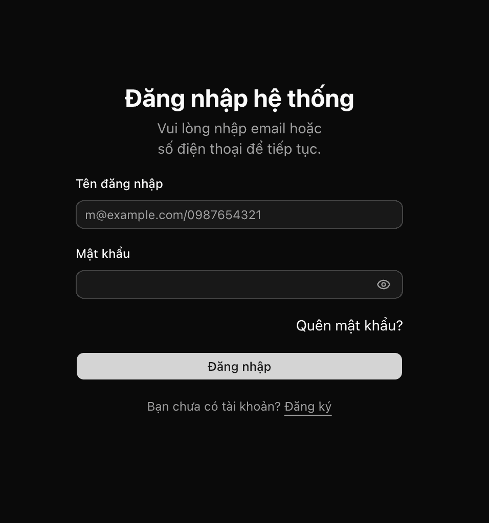 Service Website Internal